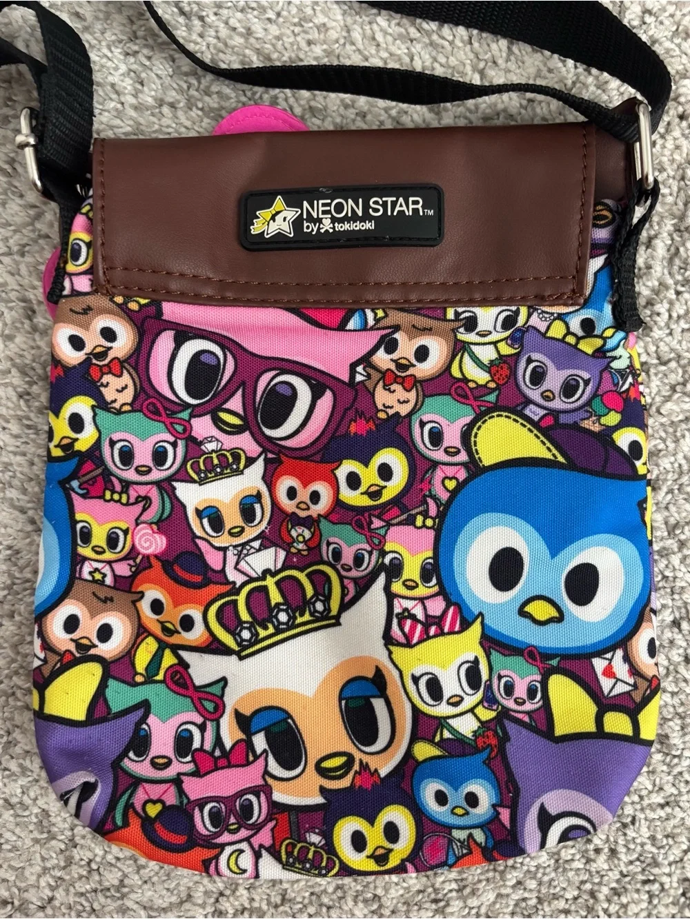 kids neon star(tokidoki)crossbody bag